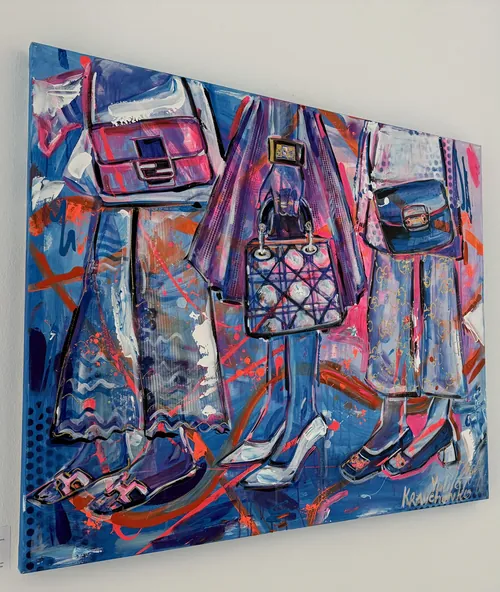 Raumansicht · Taschen und Schuhe